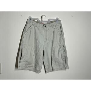 Mens Cargo Shorts Size 34 Combat Elite Khaki